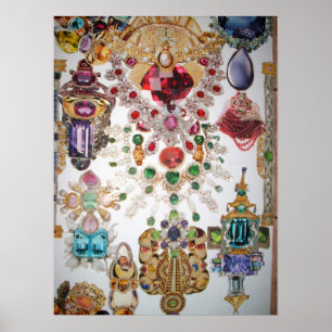 Affiche psychédélique de secteur de diamant