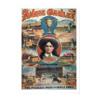 Affiche publicitaire Annie Oakley avec Buffa
