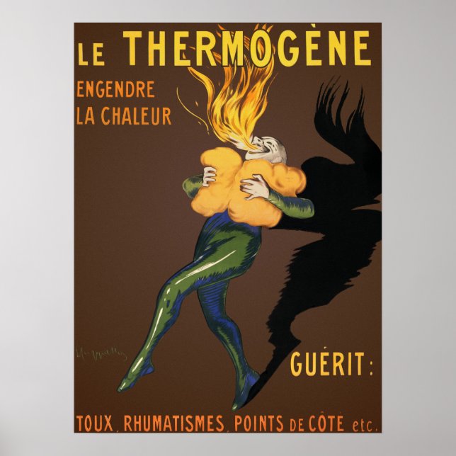 Affiche publicitaire vintage (Devant)