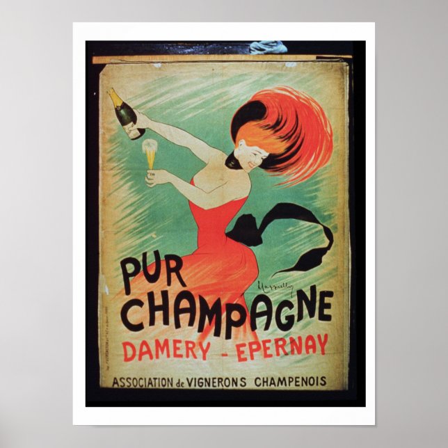 Affiche "Pur Champagne", de Damery, E (Devant)