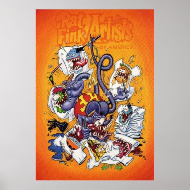 Affiche Rat Fink 14 (Devant)