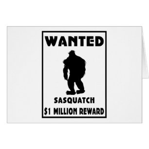 Affiche Recherchée de Sasquatch