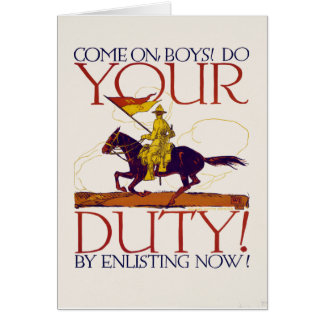 Affiche recruteuse 01 de Première Guerre Mondiale