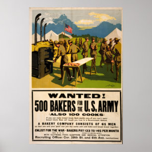 Affiche recruteuse américaine de WWI