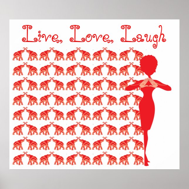 Affiche Red Elephant (Devant)