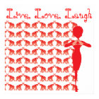 Affiche Red Elephant