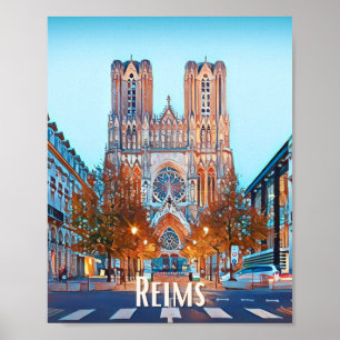 Affiche Reims Photo Vintage  Poster