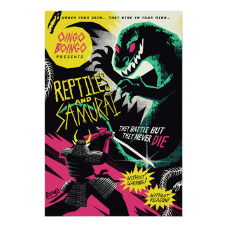 Affiche Reptiles et Samouraï