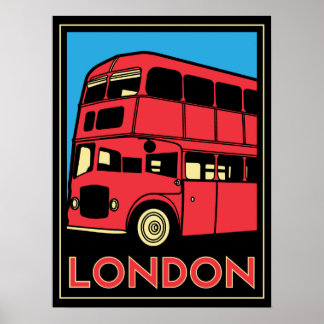 affiche rétro de londres westminster angleterre ar