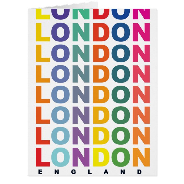 Affiche rétro Londres Angleterre (Devant)
