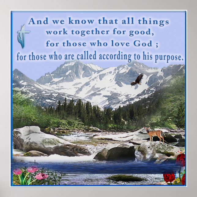 Affiche Romans 8:28 (Devant)