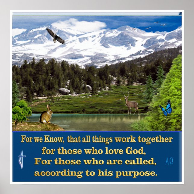 Affiche Romans 8:28 (Devant)