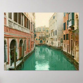 Affiche romantique de Venise
