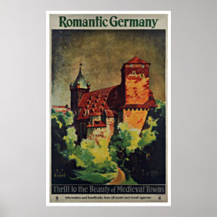 Affiche romantique de Vintage voyage de