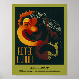Affiche Romeo et Juliet William Shakespeare de