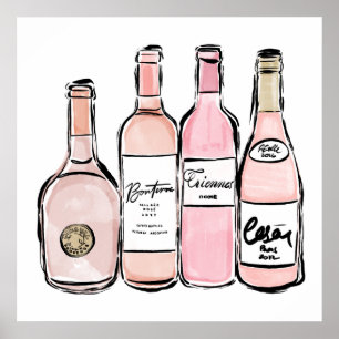 Affiche Rose toute la journée