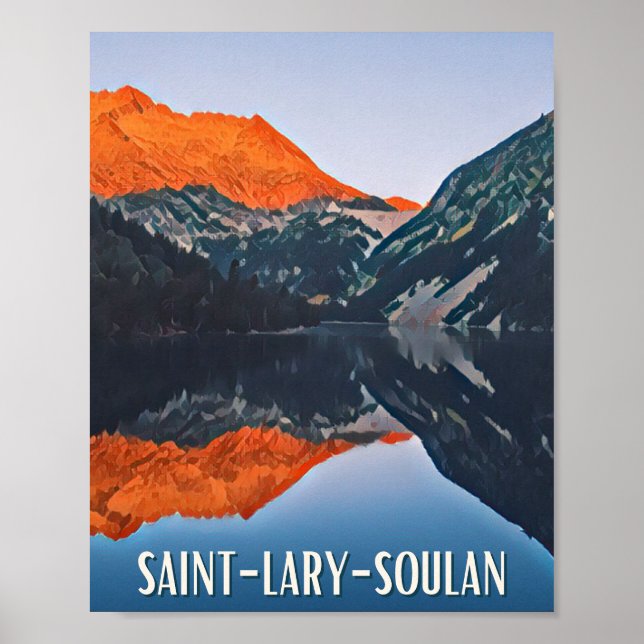 Affiche Saint-Lary-Soulan Station de ski (Devant)
