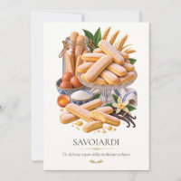 Affiche Savoiardi – Vintage Italian Dessert