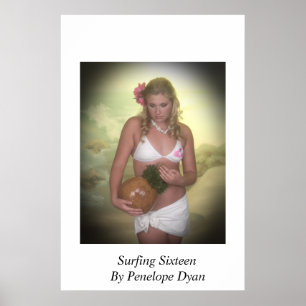 Affiche seize surfante