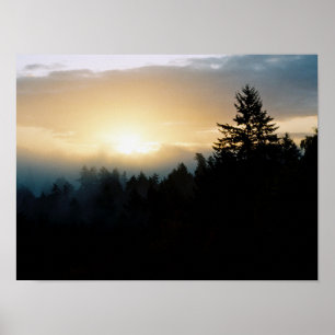 Affiche solaire Foggy Northwest