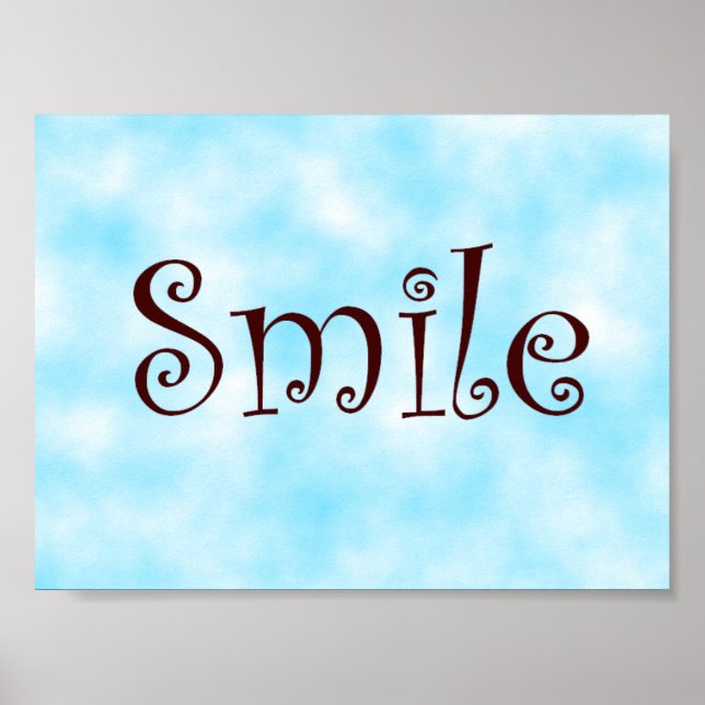 Affiche souriante (Devant)