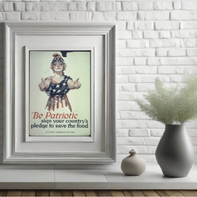Affiche Soyez Patriote (Créateur téléchargé)