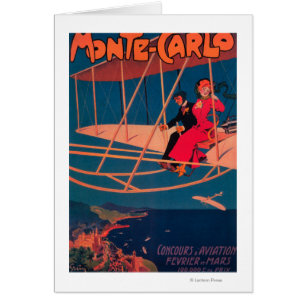 Affiche sportive d'aviation