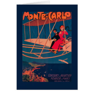 Affiche sportive d'aviation