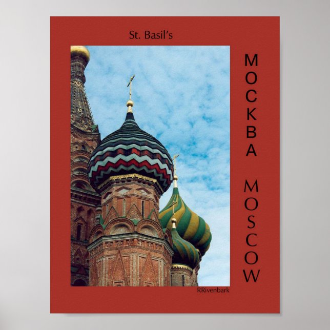 affiche - St Basil's, Moscou (Devant)