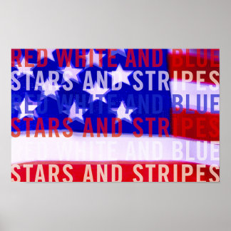 Affiche Stars et Stripes