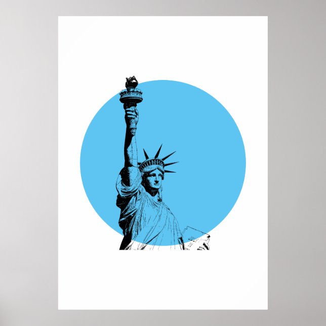 Affiche Statue De La Liberté (Devant)