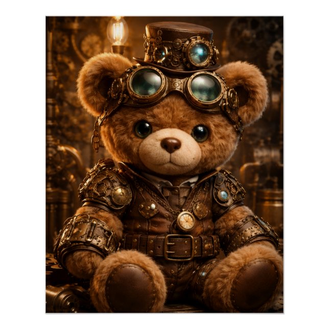 Affiche Steam Punk Steve (Devant)