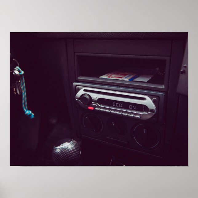 Affiche stéréo CD de voiture (Devant)