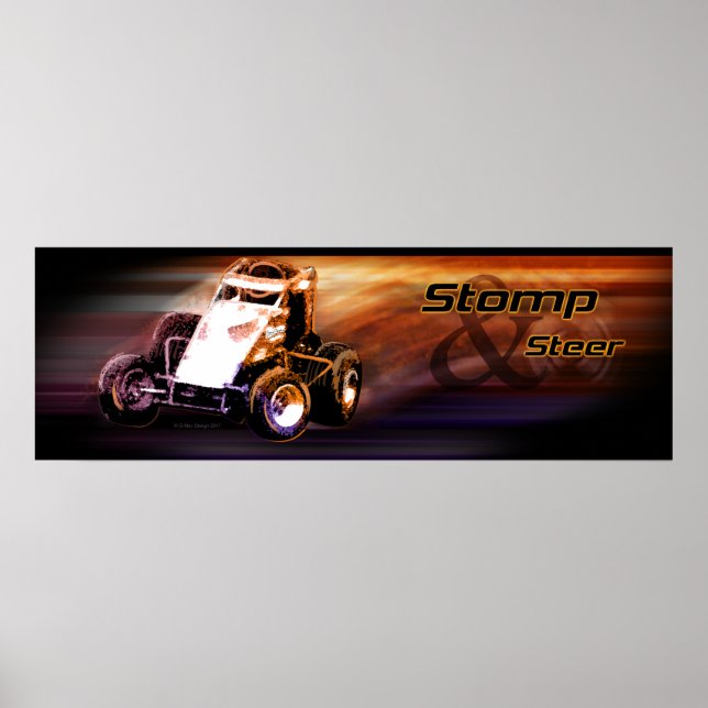 Affiche Stomp & Steer (Devant)