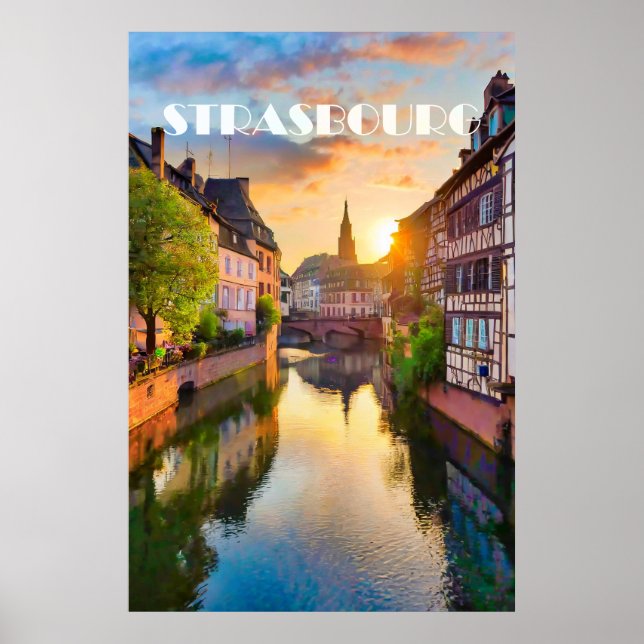 Affiche Strasbourg Photo Vintage  Poster (Front)
