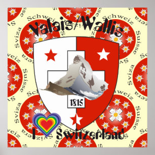 Affiche suisse du Valais