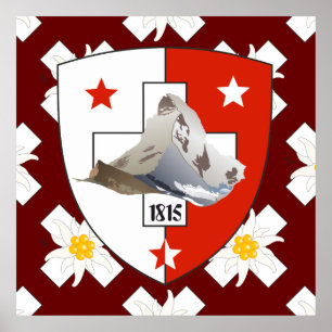 Affiche suisse du Valais