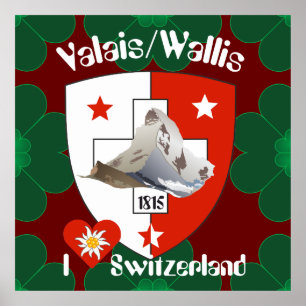 Affiche suisse du Valais