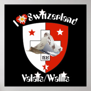 Affiche suisse du Valais