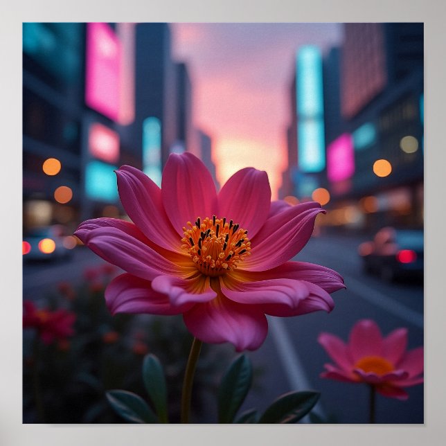 Affiche Sunrise Bloom (Devant)
