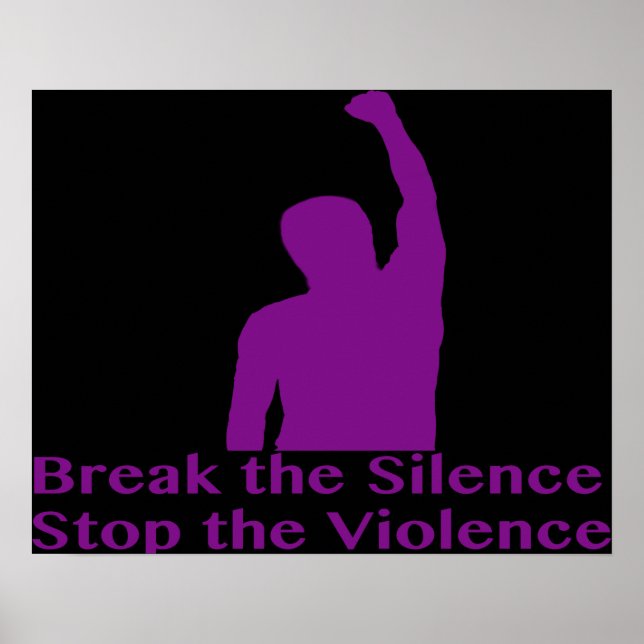 Affiche sur la violence domestique (Devant)