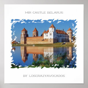 Affiche sur l'architecture du château de Mir au Bé