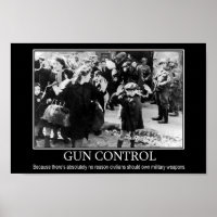 Affiche sur le contrôle des armes à feu