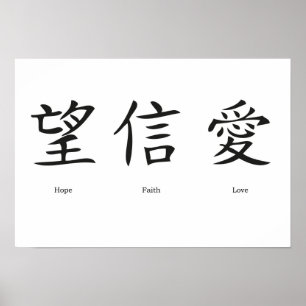 Affiche "Symboles chinois"