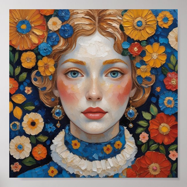 Affiche Symphonie des fleurs | Mur d'art maximalis (Devant)