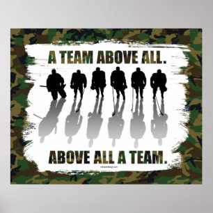 Affiche Team Above All (hockey)