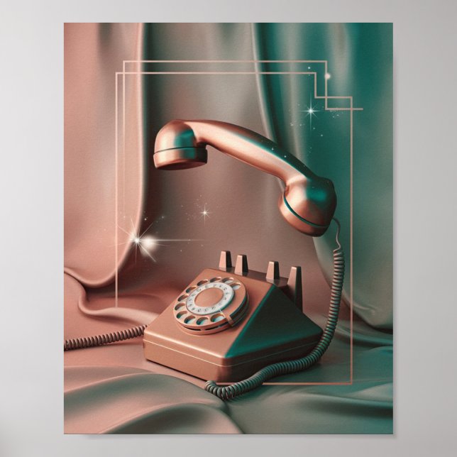Affiche téléphonique Vintage Dreamy (Devant)