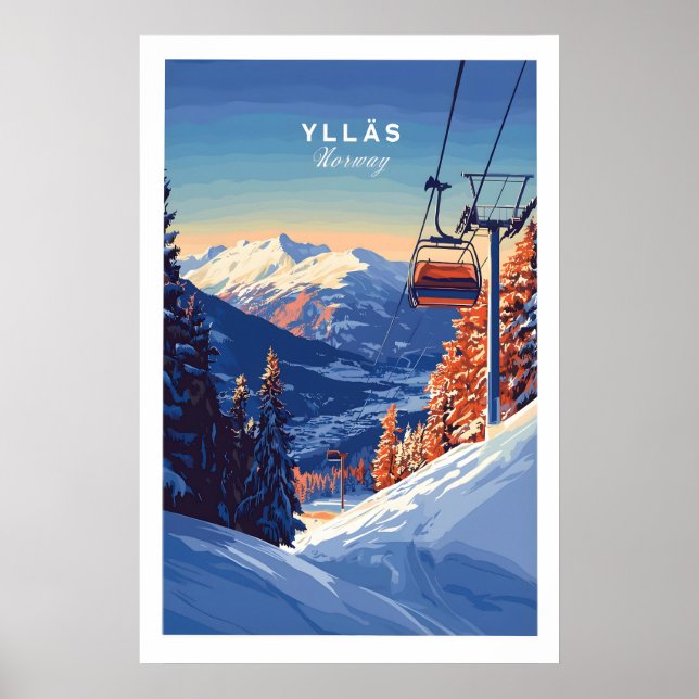 Affiche Télésiège Ylläs 1 (Devant)