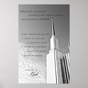 Affiche - temple 4 du Washington DC LDS