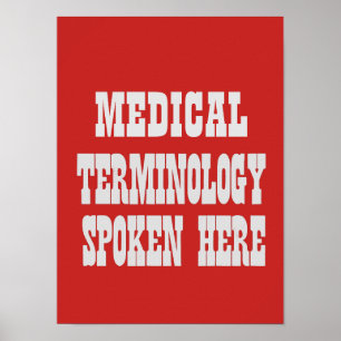 affiche terminologique Médicale